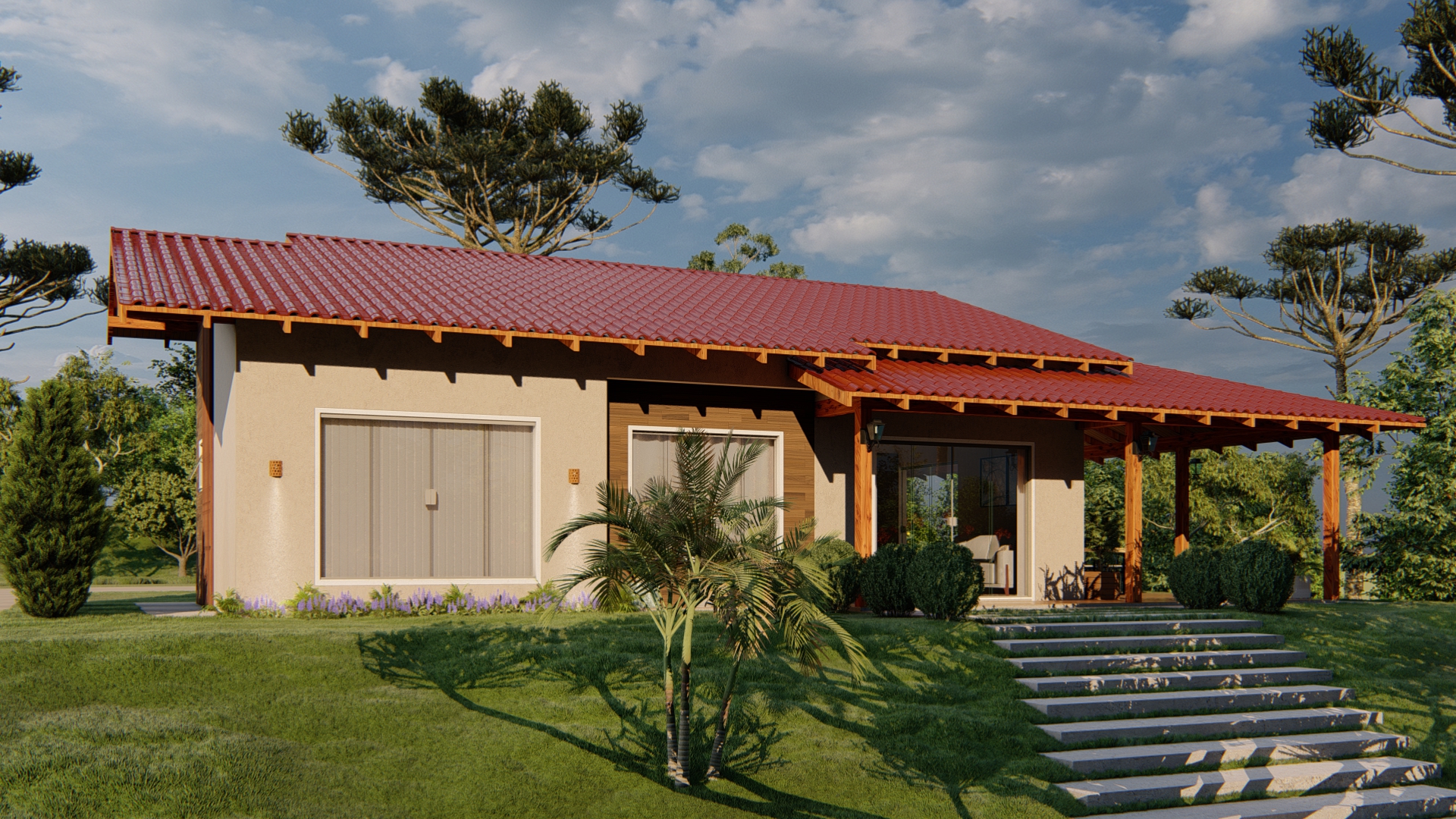 Projeto Arquitetônico de Casa de Campo em Mafra SC